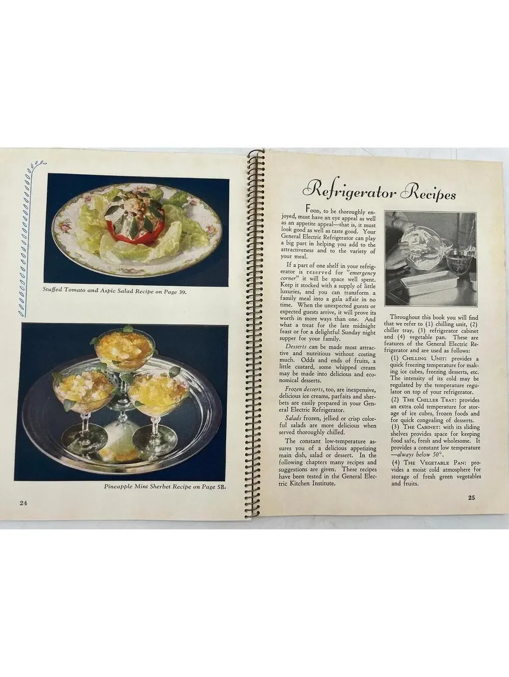 Vintage 1930s GE Cookbook: The New Art, Recipes & Appliances